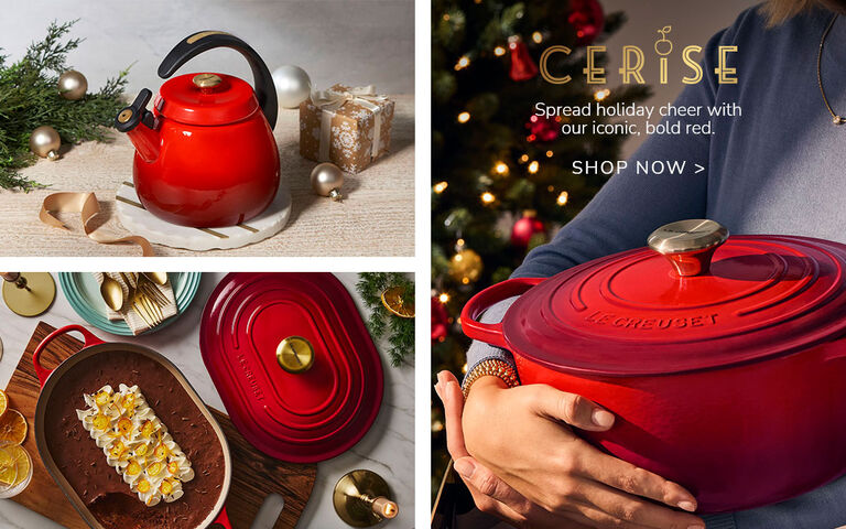 CERISE: Spread holiday cheer withour iconic, bold red. 
SHOP NOW