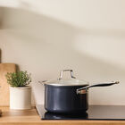 Essential Non-stick Ceramic Saucepan with Glass Lid