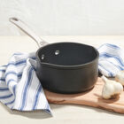 Toughened Non-stick PRO Saucepan with Dual Pour Spouts