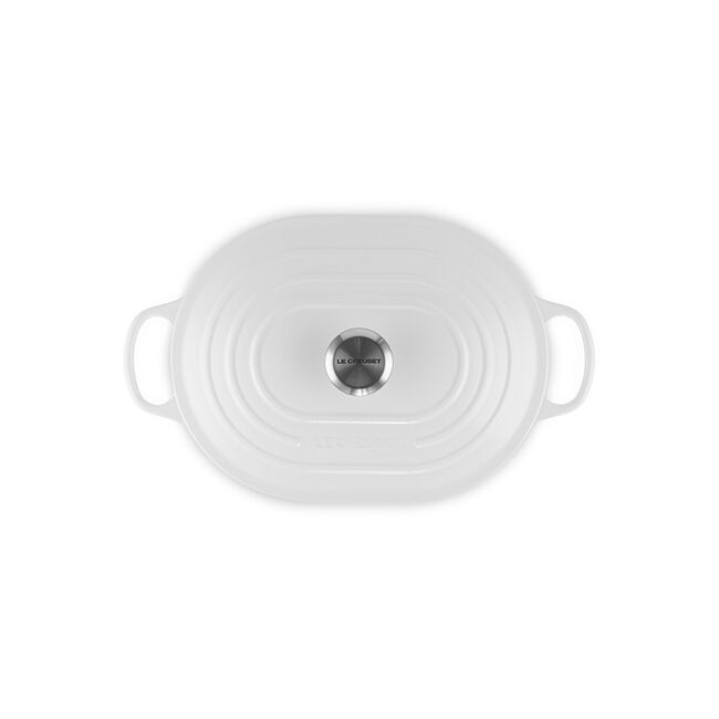 Signature Oval CasseroleWhite, view 6