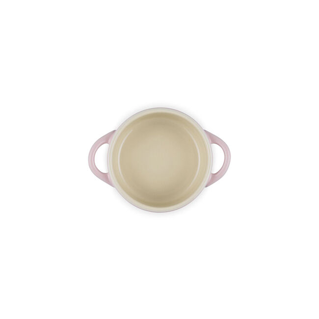 Mini Round Cocotte with Gold Heart KnobChiffon Pink, view 5
