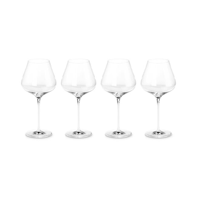 Burgundy Wine Glasses, Set of 4, view 4
