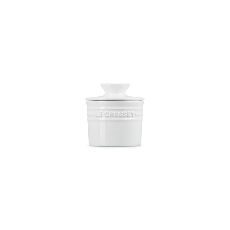 Le Creuset 6oz Butter Crock - White - Thumbnail 4
