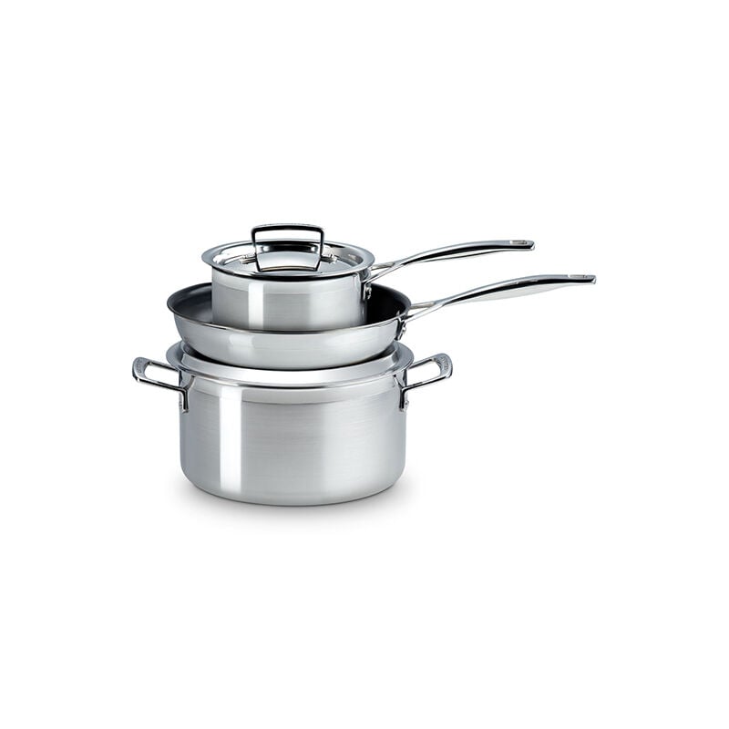 Classic Stainless Steel 5-Piece Cookware Set | Le Creuset®