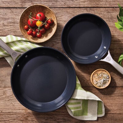 Essential Non-stick Ceramic 2-Piece Fry Pan Set Essential Non-stick Ceramic 2-Piece Fry Pan Set