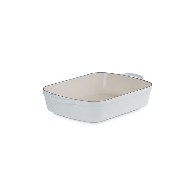 Signature Rectangular RoasterMatte White, view 3