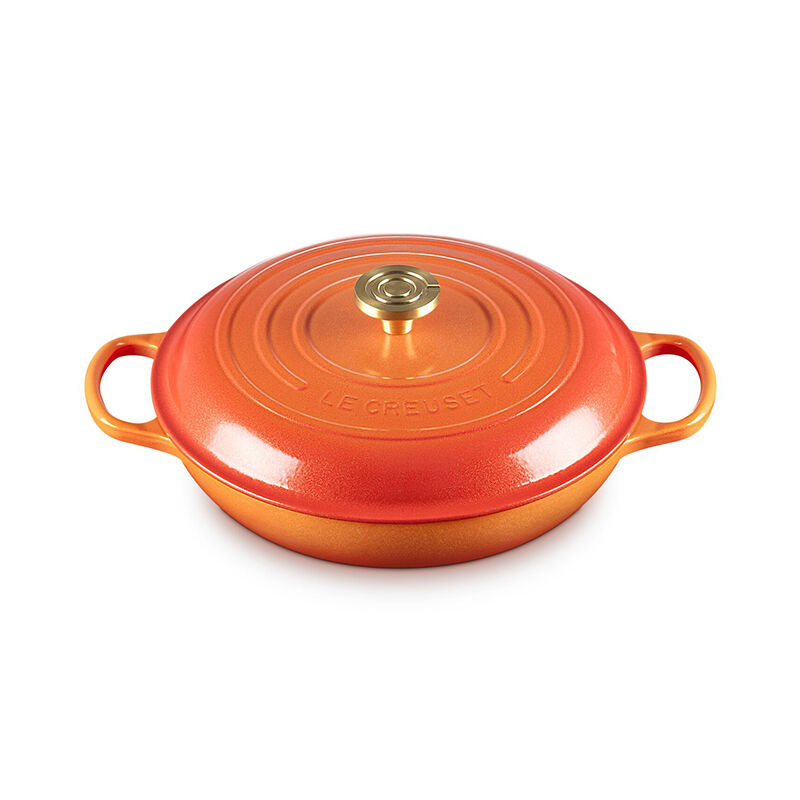 Signature Round Braiser with Crucible Knob | Le Creuset®