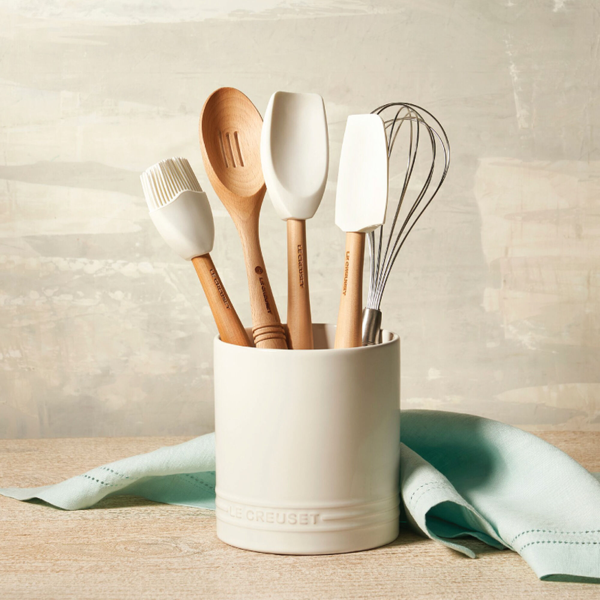 Signature Utensil Crock - White