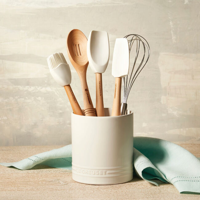 Signature Utensil CrockWhite, view 1