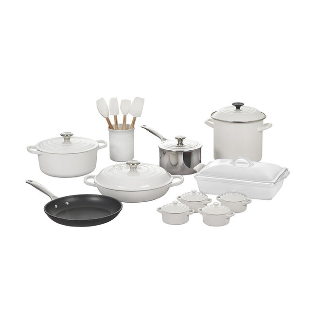 Mixed Material 20-Piece SetWhite, view 1