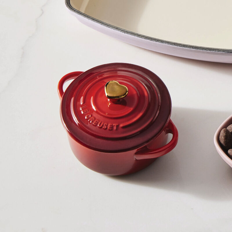 Mini Cocotte with Gold Heart Knob | Le Creuset®