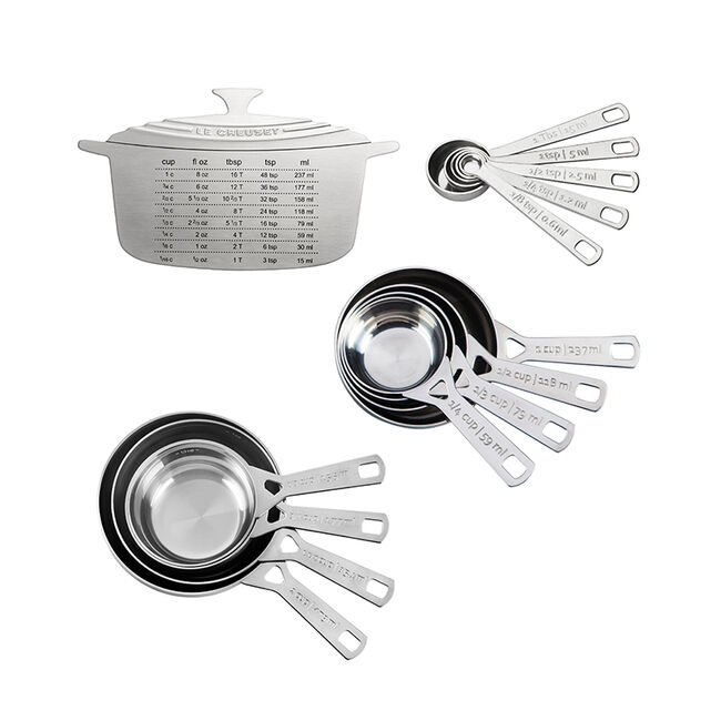 Stainless Steel Ultimate 14-Piece Measuring Set, view 1