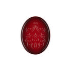 N&ouml;el Collection Santa Embossed Oval Platter