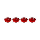 Vancouver Cereal Bowls, Set of 4Cerise