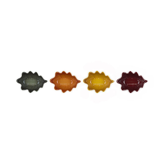 Mini French Oak Leaf Bowls, Set of 4, view 4