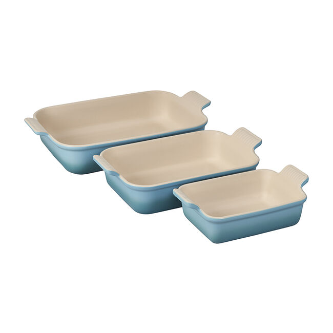 Heritage 3-Piece Rectangular Baking Dish SetCaribbean, view 2