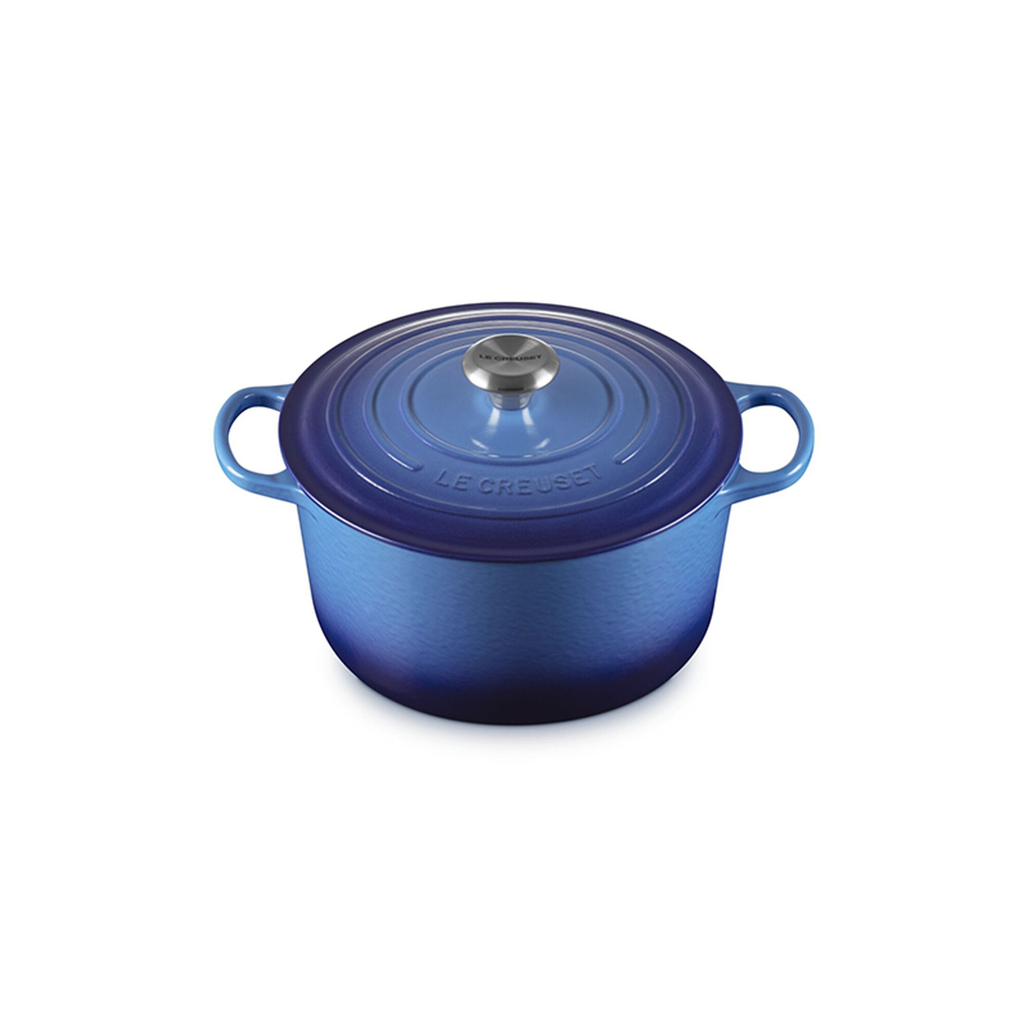 Signature Round Deep Oven - Azure