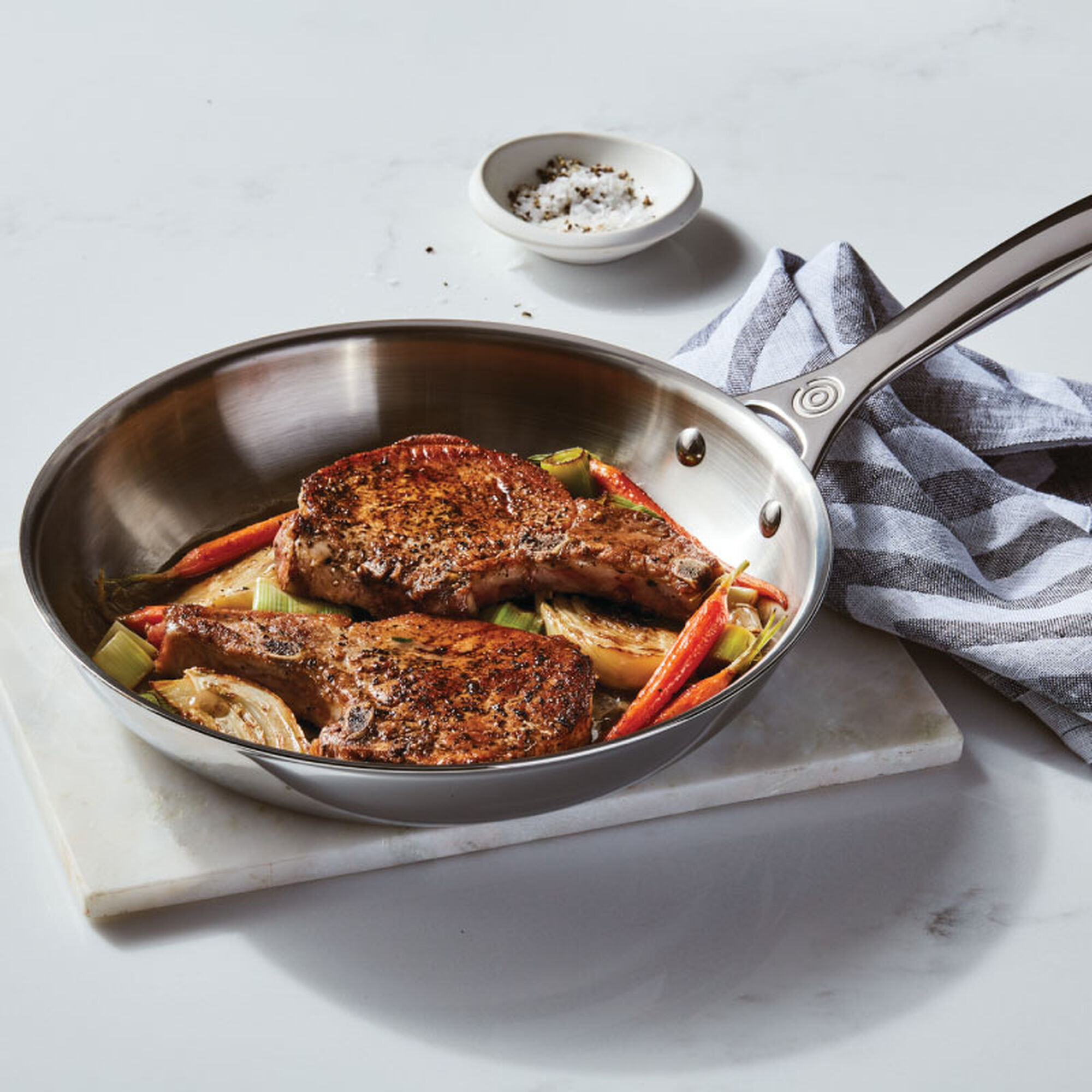 Signature Stainless Steel Fry Pan - 10 in.