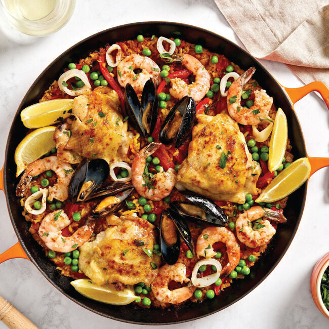 Traditional Round Paella PanFlame, view 1
