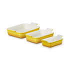 Heritage 3-Piece Rectangular Baking Dish Set