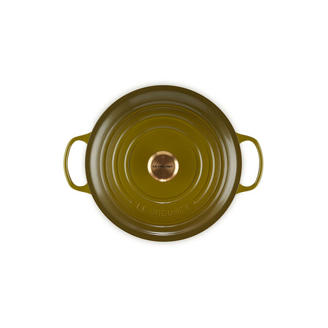 Signature Round Dutch OvenOlive, view 5