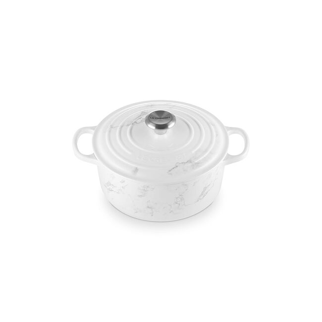 Signature Round Dutch OvenMarble, view 2