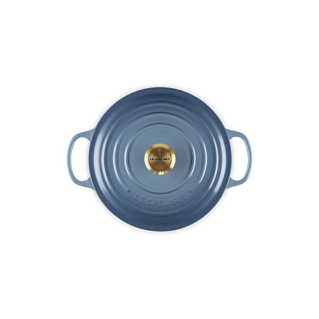 Signature Round Deep OvenChambray, view 4