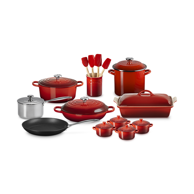 LE CREUSET 赤 食器セット Mixed Material 20-Piece Set | Le Creuset®