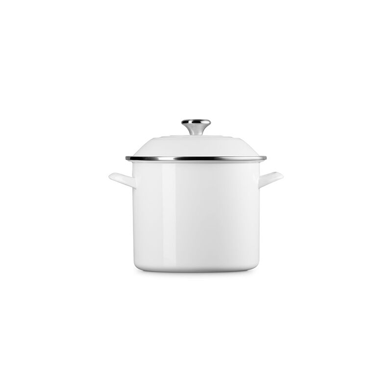 「新品」 LE CREUSET STOCKPOT WHITE Le Creuset White 10-Quart Enameled Stockpot + Reviews