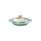 Enameled Cast Iron Signature Round Braiser with Glass LidSage