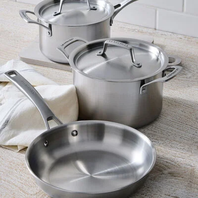 Essential Stainless Steel 5-Piece Cookware Set Essential Stainless Steel 5-Piece Cookware Set
