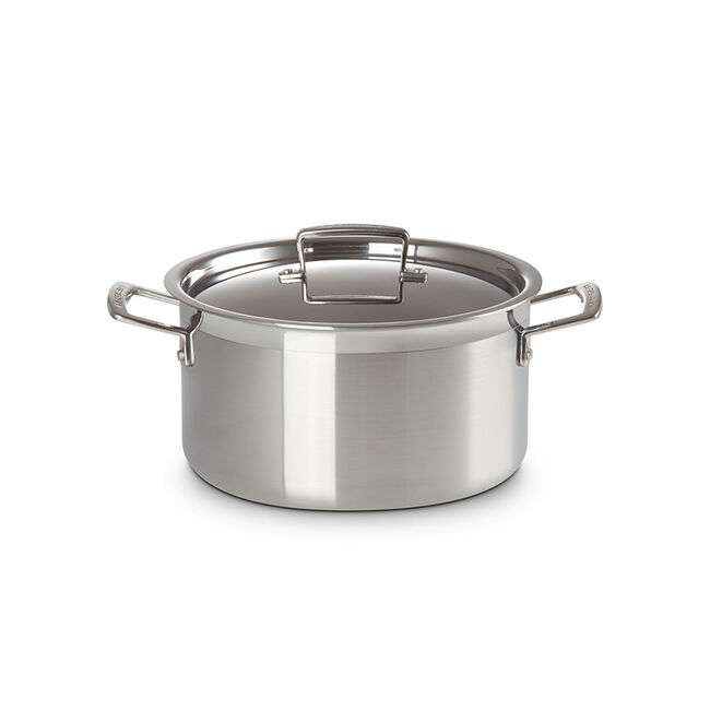 Classic Stainless Steel Stockpot, view 3
