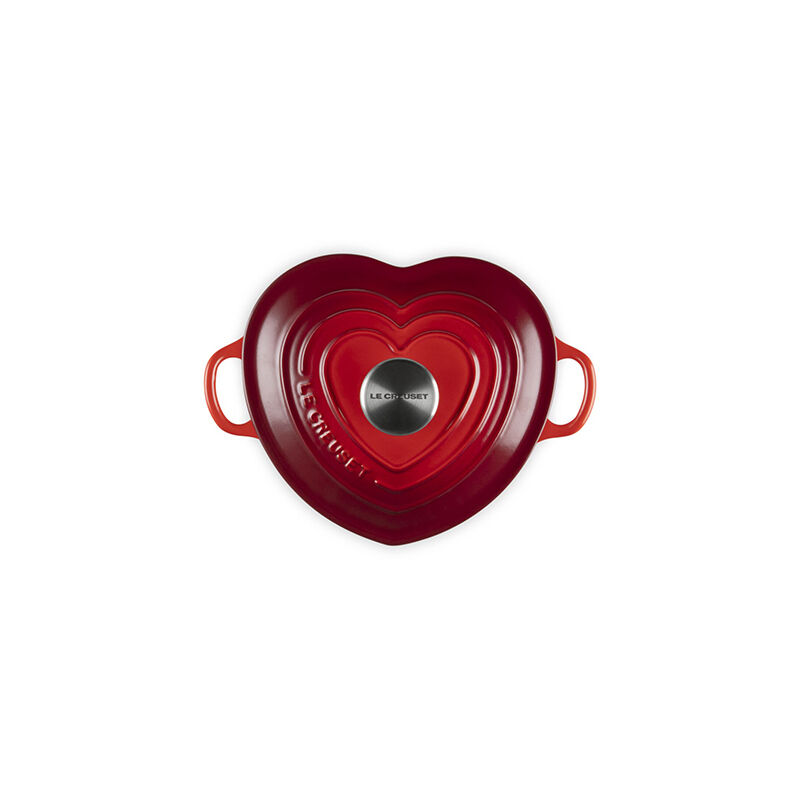 Le Creuset Enameled Cast Iron Traditional Shallow Heart Cocotte - Thumbnail 2