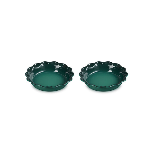 Heritage Fluted Pie Dish 2-Piece Set, view 5