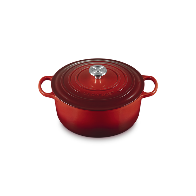Signature Round Dutch OvenCerise, view 1