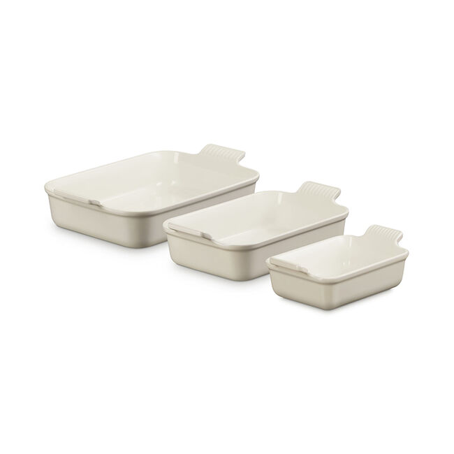 Heritage 3-Piece Rectangular Baking Dish Set, view 4