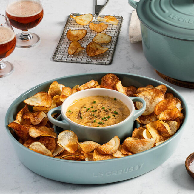 Signature Oval Chip & Dip PlatterSea Salt, view 1