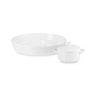 Signature Oval Chip and Dip Platter and Mini Round Cocotte Set