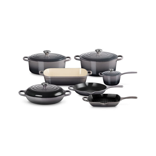 Signature Enameled Cast Iron 11-Piece Ultimate Cookware Set, view 5