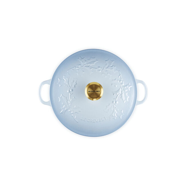 Holly Collection Traditional Round Chef’s OvenCoastal Blue, view 6