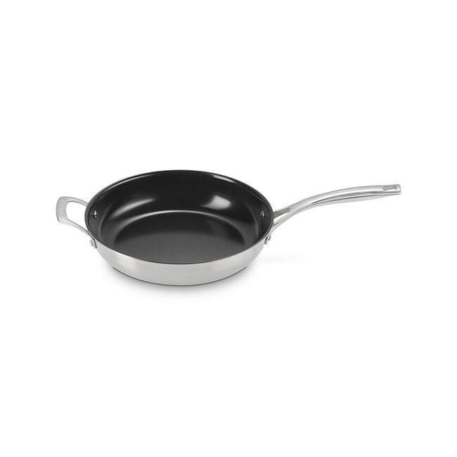 Essential Stainless Steel Non-stick Frying Pan, view 3