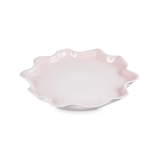 Iris Collection Serving PlatterShell Pink, view 1