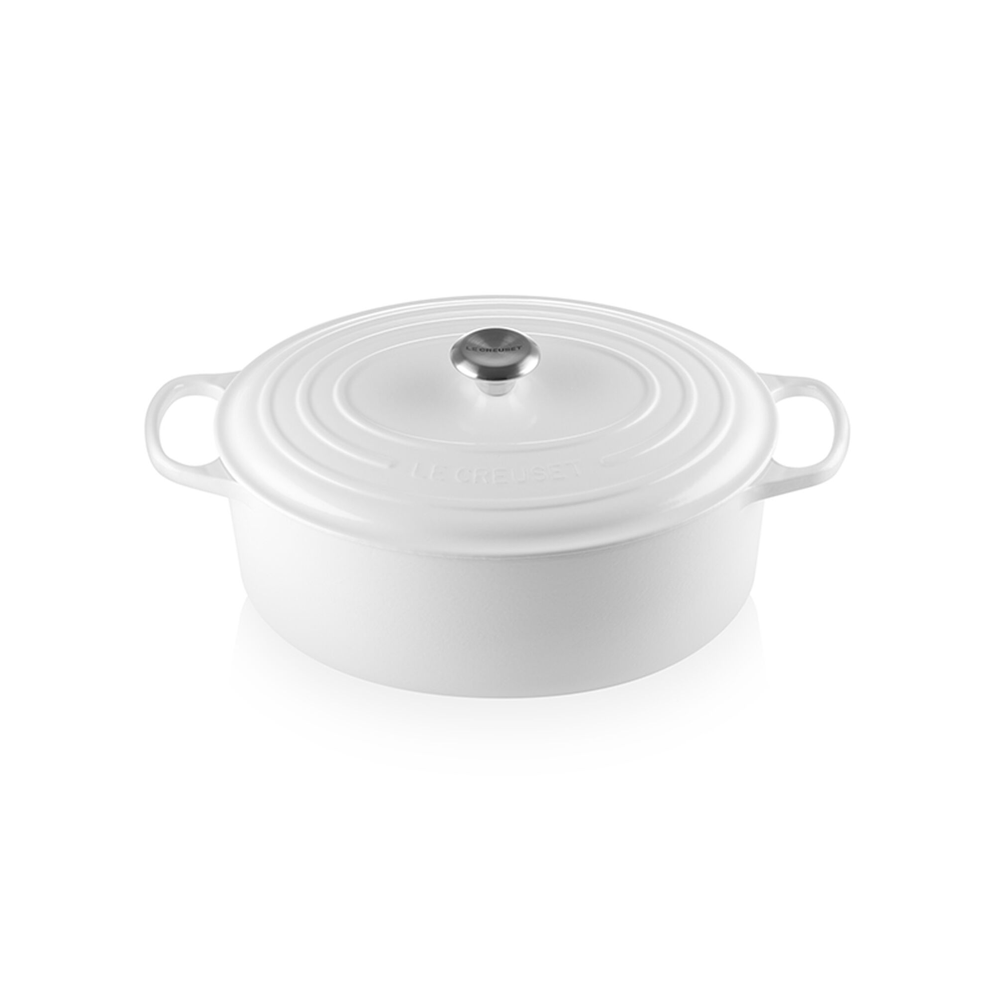 Signature Oval Dutch Oven - White, 9 1/2 qt.