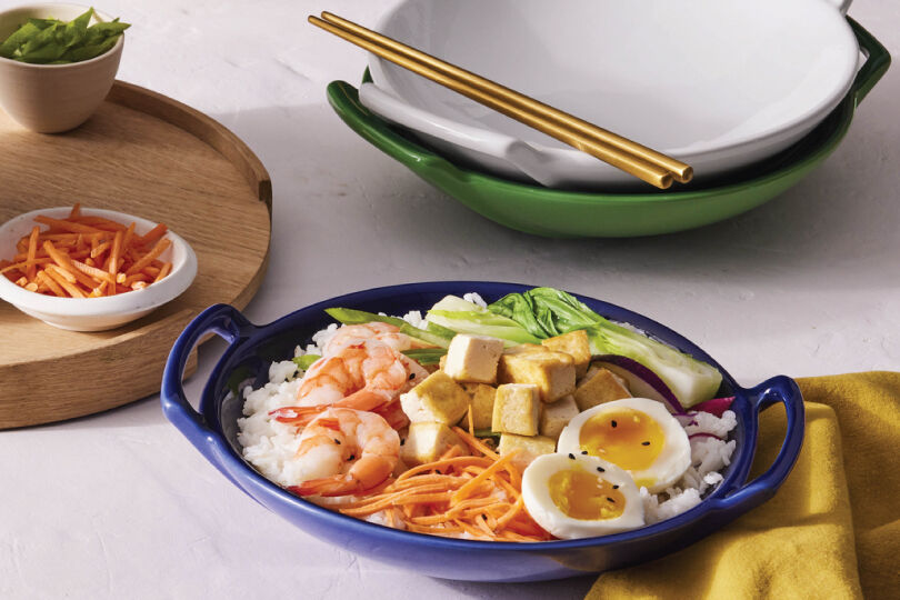 Shrimp and Tofu Rice Bowls | Le Creuset®