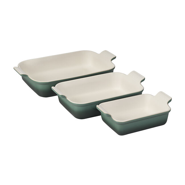 Heritage 3-Piece Rectangular Baking Dish Set