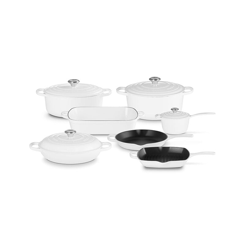 Signature Enameled Cast Iron 11-Piece Ultimate Cookware Set | Le