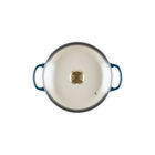 Enameled Cast Iron Signature Round Braiser with Glass LidAgave