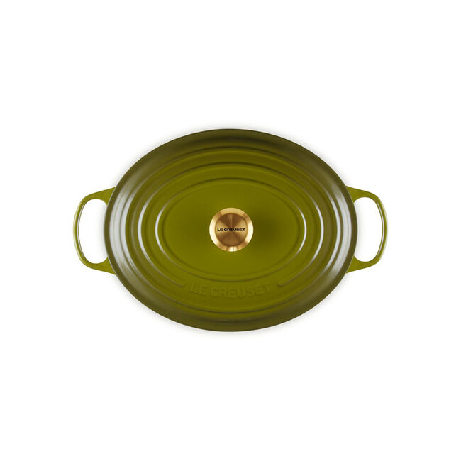 Signature Oval Dutch OvenOlive, view 5