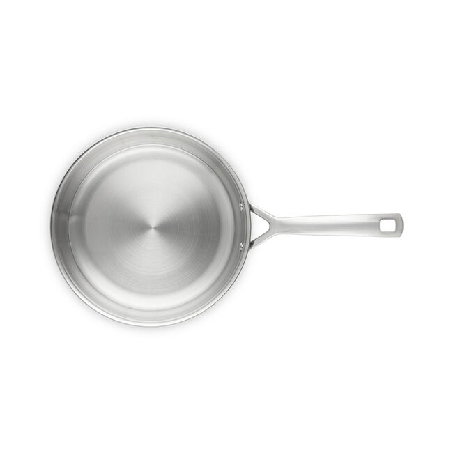 Classic Stainless Steel Round Frying Pan, view 8