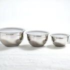 Stainless Steel Mixing Bowls with Lids, Set of 3